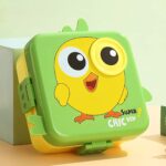 ظرف غذای فانتزی کودک طرح جوجه با ظاهر جذاب و چشم‌دار