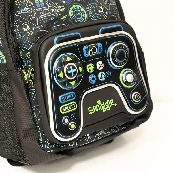 کوله پشتی مدرسه‌ای پسرانه اسمیگل طرح دسته بازی | Smiggle Gaming Backpack