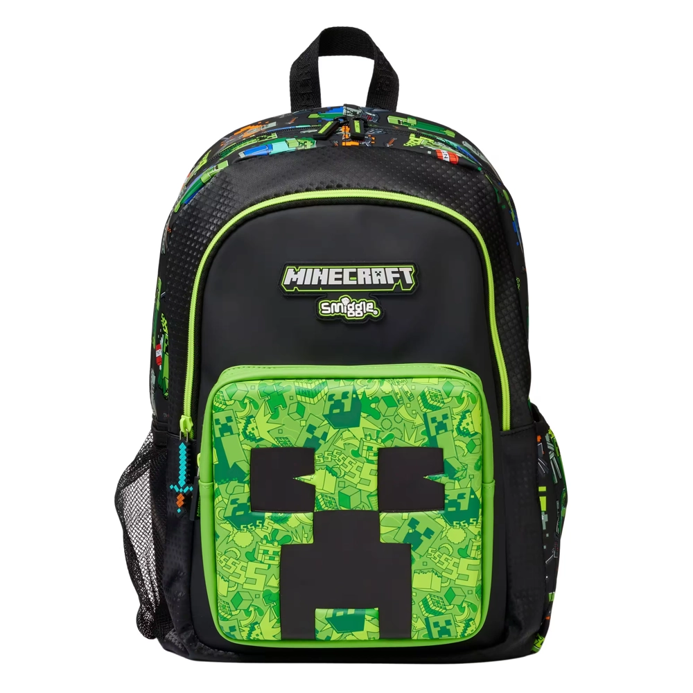 کوله برند اسمیگل طرح ماینکرفت کد Smiggle 1011اصل